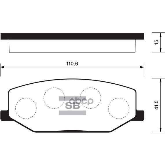 Купить КОЛОДКИ ТОРМОЗНЫЕ ДИСКОВЫЕ SUZUKI SJ 1.0/1.3 81-04 SP1540