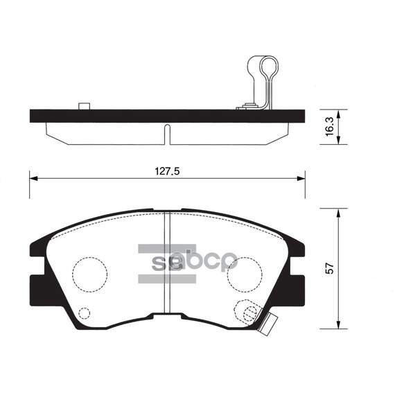 Купить КОЛОДКИ ТОРМОЗНЫЕ ДИСКОВЫЕ MITSUBISHI PAJERO 3.0/2.5TD 87-91/L200/L300 1.6-2.5TD SP1135