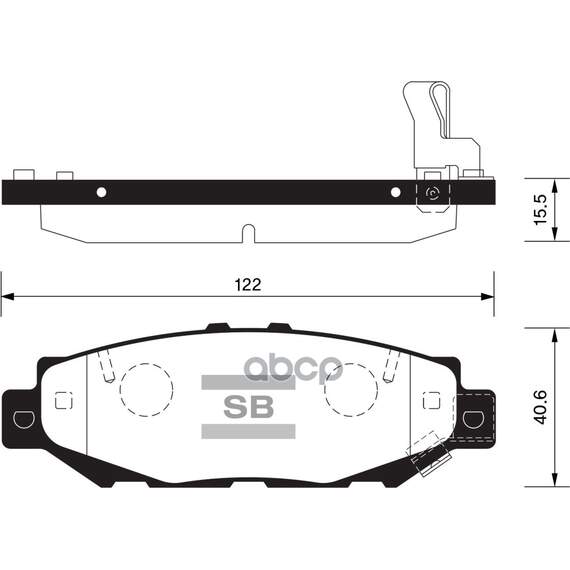 Купить КОЛОДКИ ТОРМОЗНЫЕ ДИСКОВЫЕ LEXUS GS 300/430 93/LS 400 94-00 SP1432