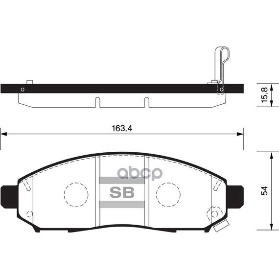 Купить КОЛОДКИ ТОРМОЗНЫЕ ДИСКОВЫЕ NISSAN PATHFINDER 2.5DCI 4WD 05 SP1460