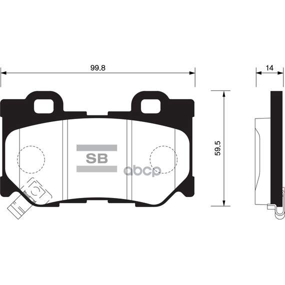Купить КОЛОДКИ ТОРМОЗНЫЕ INFINITI FX35/37/50 08-/GS35/37/25 06- ЗАДНИЕ SP1472