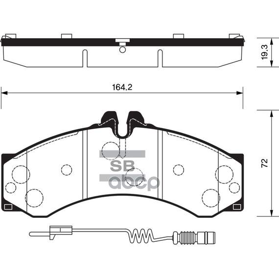 Купить КОЛОДКИ ТОРМОЗНЫЕ ДИСКОВЫЕ MB SPRINTER 408D/410D/412D 96, VW LT46 2.3I-2.8TDI 96 SP1277