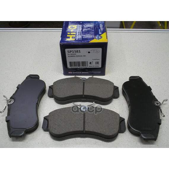 Купить КОЛОДКИ ТОРМОЗНЫЕ NISSAN ALMERA 00/PRIMERA 9303 ПЕРЕДНИЕ SP1581