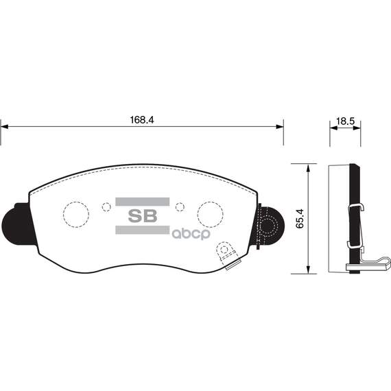 Купить КОЛОДКИ ТОРМОЗНЫЕ ДИСКОВЫЕ FORD TRANSIT 2.3/2.0DI-2.4TDE 00 ДИСК 15 SP1275
