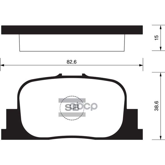 Купить КОЛОДКИ ТОРМОЗНЫЕ TOYOTA CAMRY V20 2.2-3.0 96-01/PRIUS 03-09 ЗАДНИЕ SP2042