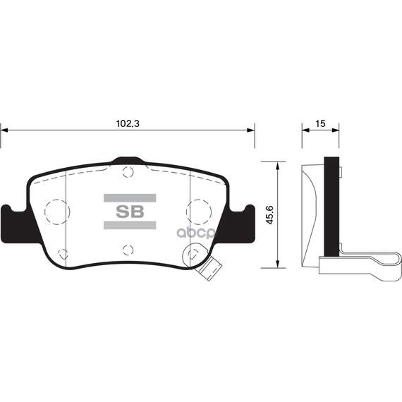 Купить КОЛОДКИ ТОРМОЗНЫЕ TOYOTA AURIS 1.33-2.2 07- (ВЕЛИКОБРИТАНИЯ) ЗАДНИЕ SP1501