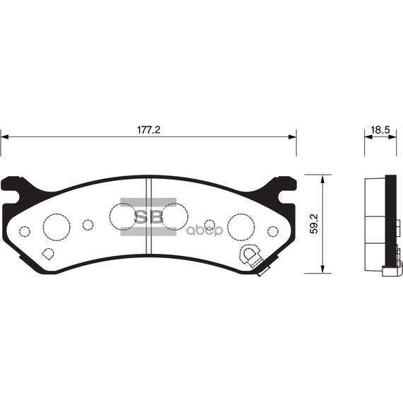 Купить КОЛОДКИ ТОРМОЗНЫЕ ДИСКОВЫЕ CADILLAC ESCALADE, CHEVROLET TAHOE 5.3/6.0 02 SP1298