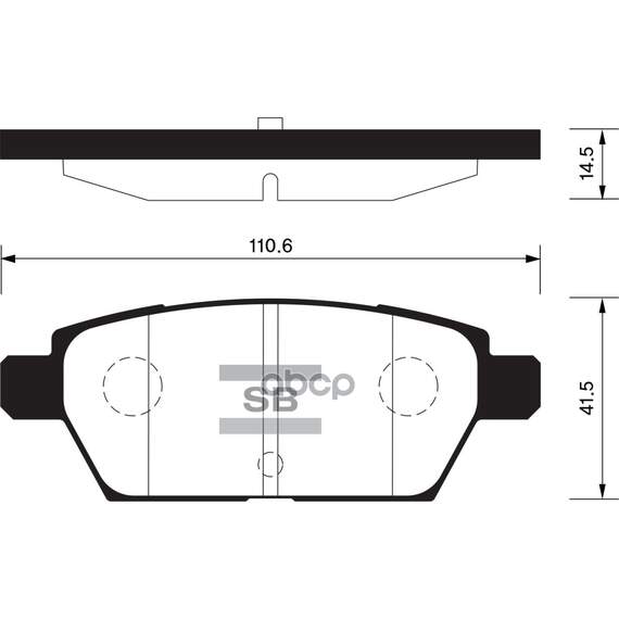 Купить КОЛОДКИ ТОРМОЗНЫЕ ДИСКОВЫЕ FORD FUSION, MAZDA 6 06, LINCOLN MKZ 07 SP1476