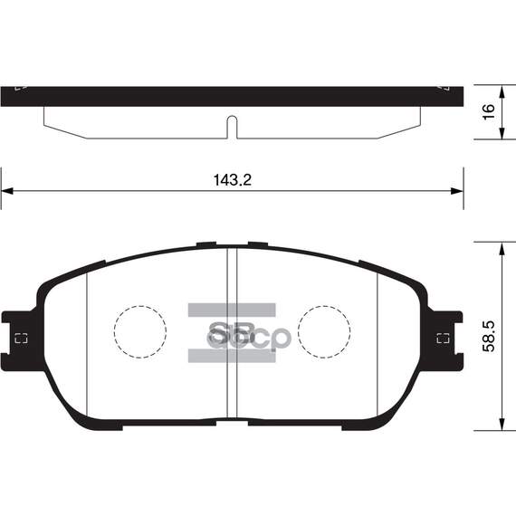 Купить КОЛОДКИ ТОРМОЗНЫЕ TOYOTA CAMRY (V30) 01-06 ПЕРЕДНИЕ SP1372