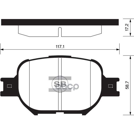 Купить КОЛОДКИ ТОРМОЗНЫЕ ДИСКОВЫЕ TOYOTA CELICA 1.8I 02/COROLLA/COROLLA VERSO 1.4/2.0D 01-04 SP1272