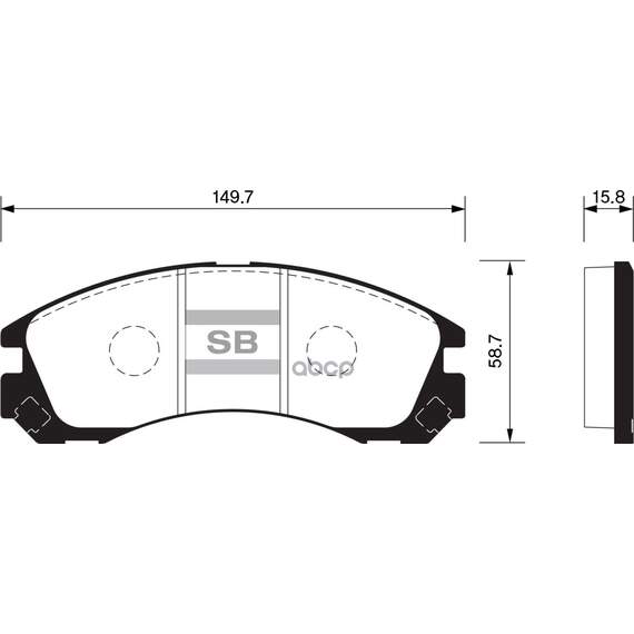 Купить КОЛОДКИ ТОРМОЗНЫЕ ДИСКОВЫЕ MITSUBISHI SPACE WAGON 2.4GDI 98/GEAR 2.0-2.5TD 95 SP1523