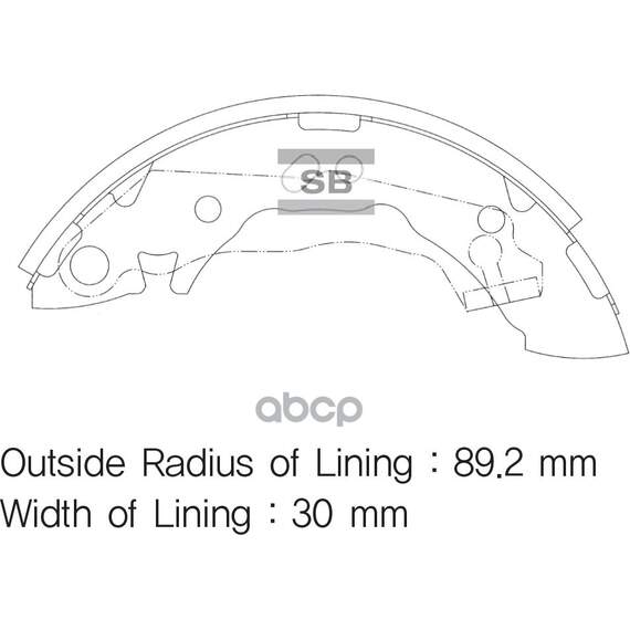 Купить КОЛОДКИ ТОРМОЗНЫЕ БАР. HYUNDAI ACCENT 94-00/ATOS 98-/PONY 89-95 SA047