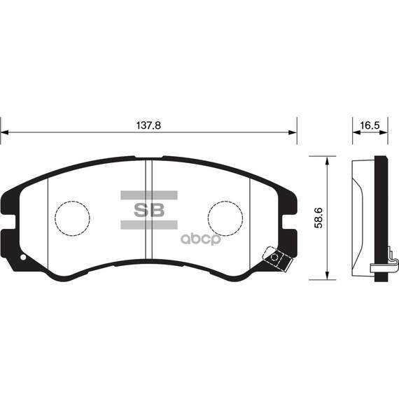 Купить КОЛОДКИ ТОРМОЗНЫЕ ДИСКОВЫЕ OPEL MONTEREY 3.2I/3.1TD 91-98 SP1267