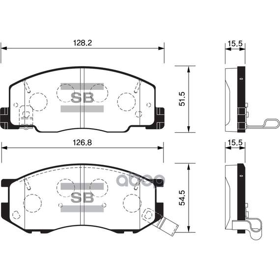 Купить КОЛОДКИ ТОРМОЗНЫЕ ДИСКОВЫЕ TOYOTA PREVIA 2.4I & 4WD 97-00 SP1433