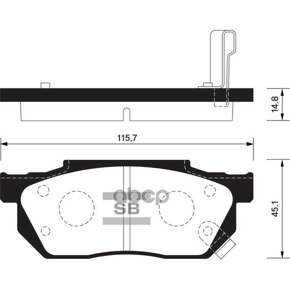 Купить КОЛОДКИ ТОРМОЗНЫЕ ДИСКОВЫЕ HONDA CIVIC 1.3-1.6 87-91/1.3 16V 91-95 SP1462