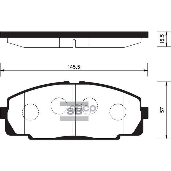 Купить КОЛОДКИ ТОРМОЗНЫЕ ДИСКОВЫЕ TOYOTA HIACE 2.0-2.7/2.4TD & 4WD 95 SP2077