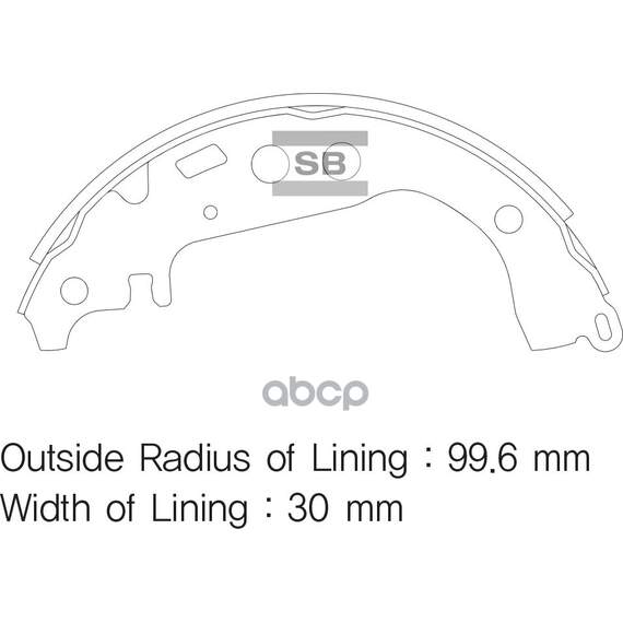 Купить КОЛОДКИ ТОРМОЗНЫЕ БАРАБАН TOYOTA COROLLA/PRIUS 1.3/1.5 04-08 SA169