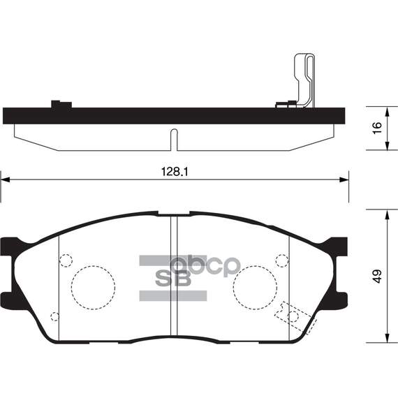 Купить КОЛОДКИ ТОРМОЗНЫЕ ДИСКОВЫЕ KIA RIO SF 1.3/1.5 02-05 SP1164