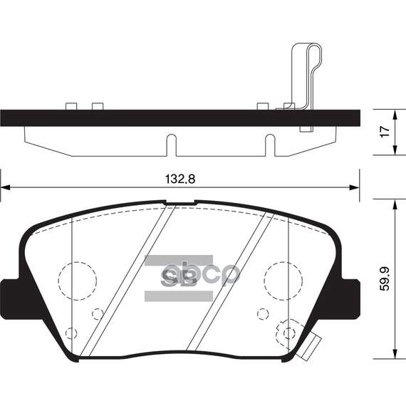Купить КОЛОДКИ ТОРМОЗНЫЕ ДИСКОВЫЕ HYUNDAI SANTA FE 10, KIA SORENTO 11 SP1424