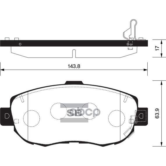Купить КОЛОДКИ ТОРМОЗНЫЕ ДИСКОВЫЕ TOYOTA LEXUS LS 400 92-94/CELSIOR UCF10 92-94 SP1386