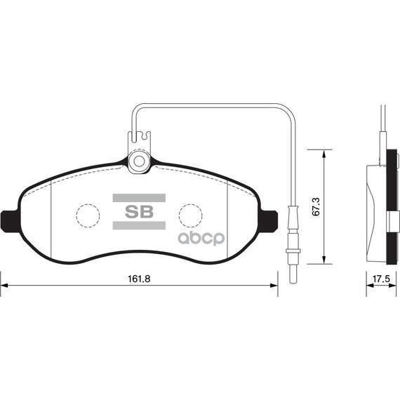 Купить КОЛОДКИ ТОРМОЗНЫЕ ПЕРЕДНИЕ CITROEN JUMPY, FIAT SCUDO, PEUGEOT EXPERT 1.6/2.0 06 SP1415