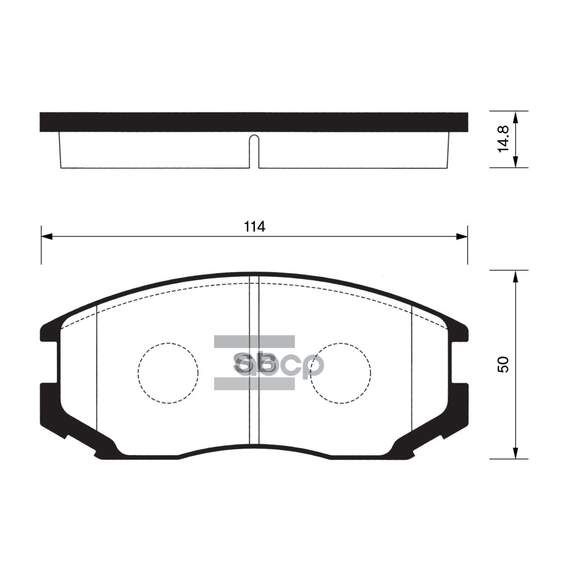 Купить КОЛОДКИ ТОРМОЗНЫЕ ДИСКОВЫЕ MITSUBISHI LANCER/COLT 1.3-2.0/1.8D-2.0D 88 SP1142