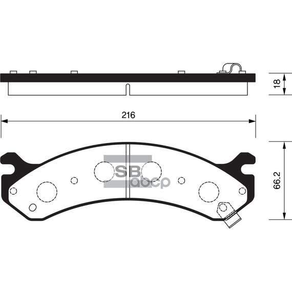 Купить КОЛОДКИ ТОРМОЗНЫЕ ДИСКОВЫЕ CADILLAC DTS, CHEVROLET SILVERADO, HUMMER H2 4.6-6.0 02 SP1309