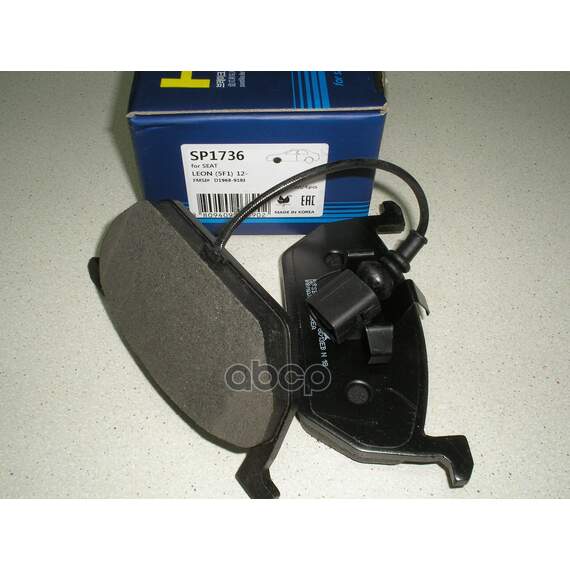 Купить КОЛОДКИ ТОРМОЗНЫЕ SKODA OCTAVIA/ VW GOLF VII 12 - ПЕРЕДНИЕ SP1736