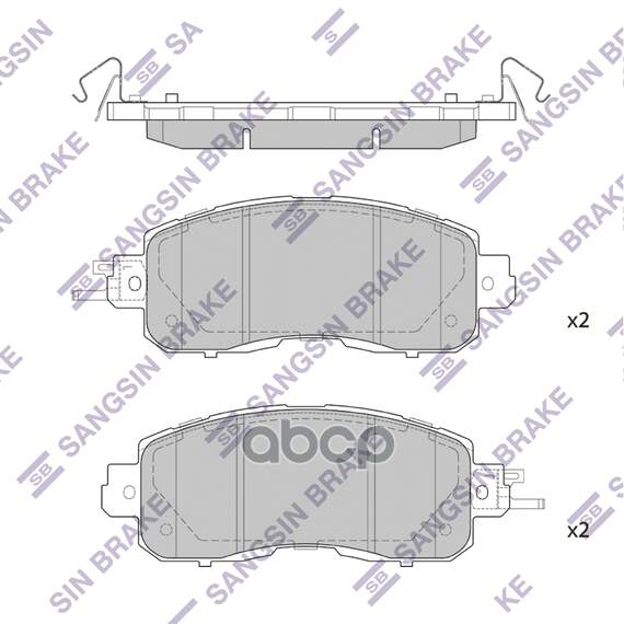 Купить КОЛОДКИ ТОРМОЗНЫЕ ДИСКОВЫЕ NISSAN TEANA III 2.5 13 SP1765