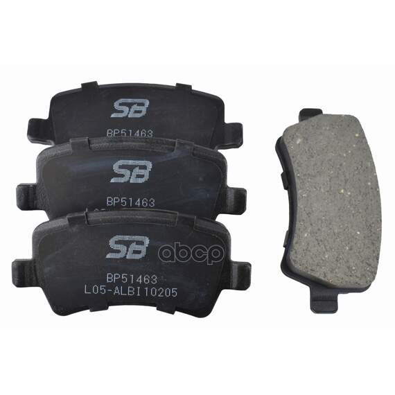 Купить КОЛОДКИ ТОРМОЗНЫЕ ЗАДНИЕ (FORD GALAXY/S-MAX/ VOLVO S80/V70/XC60/XC70 07-) BP51463