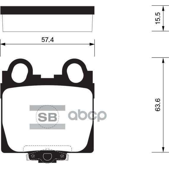 Купить КОЛОДКИ ТОРМОЗНЫЕ ДИСКОВЫЕ LEXUS GS300/400 97/IS200/300 01 SP1554