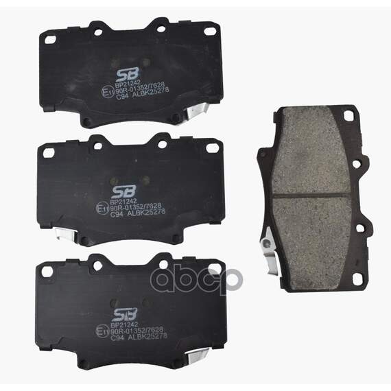 Купить КОЛОДКИ ТОРМОЗНЫЕ ПЕРЕДНИЕ (TOYOTA LAND CRUISER 87-97) BP21242
