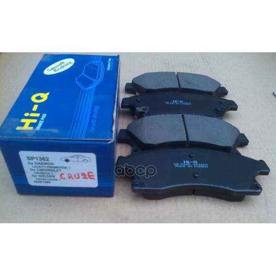 Купить КОЛОДКИ ТОРМОЗНЫЕ CHEVROLET CRUZE/OPEL ASTRA J 15 10- ПЕРЕДНИЕ SP1362