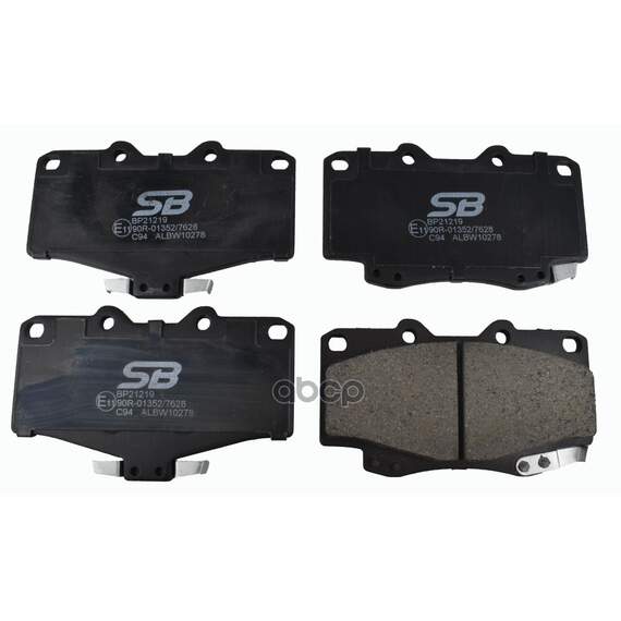 Купить КОЛОДКИ ТОРМОЗНЫЕ ПЕРЕДНИЕ (TOYOTA LAND CRUISER 70/80/90/4 RUNNER 87-) BP21219