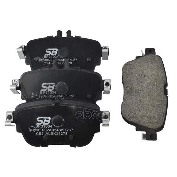Купить КОЛОДКИ ТОРМОЗНЫЕ ЗАДНИЕ MERCEDES W213 16- BP31034