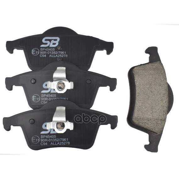 Купить КОЛОДКИ ТОРМОЗНЫЕ ЗАДНИЕ VOLVO S60 00-/S80 98-06/V70 97-/XC70 97- BP45405