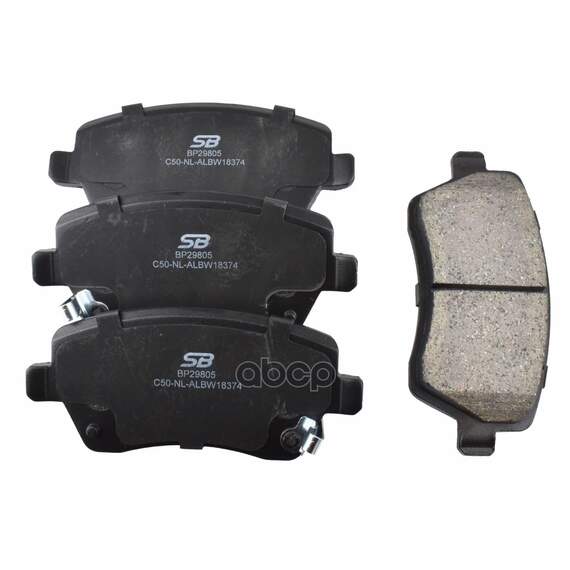 Купить КОЛОДКИ ТОРМОЗНЫЕ ПЕРЕДНИЕ SUZUKI SWIFT 05-/OPEL AGILA 07-/NISSAN MICRA 10- BP29805