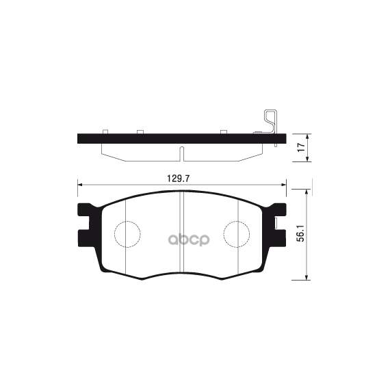 Купить КОЛОДКИ ТОРМОЗНЫЕ HYUNDAI ACCENT/I20/KIA RIO 05- ПЕРЕДНИЕ SP1186