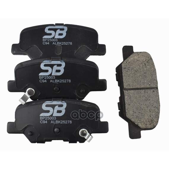 Купить КОЛОДКИ ТОРМОЗНЫЕ ЗАДНИЕ MAZDA 6 12-/MITSUBISHI OUTLANDER 12- BP25003