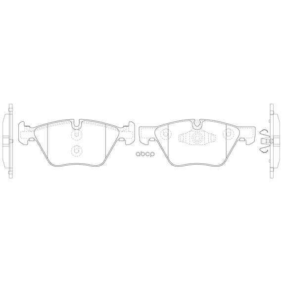 Купить КОЛОДКИ ТОРМОЗНЫЕ ПЕРЕДНИЕ BMW 5 F10/F11 2.0-3.0 10- BP32513
