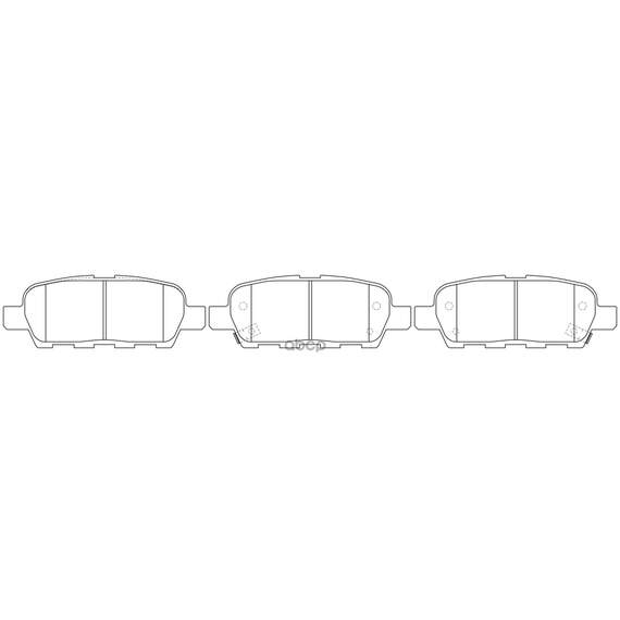 Купить КОЛОДКИ ТОРМОЗНЫЕ ЗАДНИЕ (INFINITI EX, FX, G, M, NISSAN QASHQAI, MURANO (Z50, Z51)) BP22466