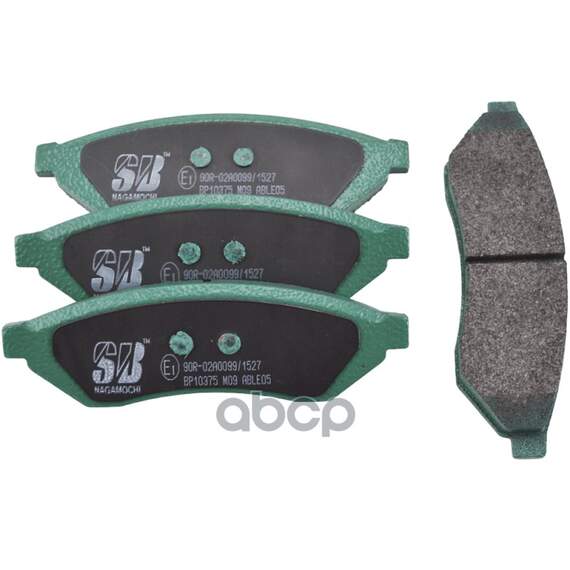 Купить КОЛОДКИ ТОРМОЗНЫЕ ЗАДНИЕ CHEVROLET EPICA 05-/EVANDA 02-/MAGNUS 99- BP10375