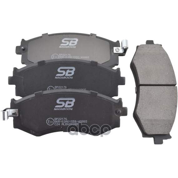 Купить КОЛОДКИ ТОРМОЗНЫЕ ПЕРЕДНИЕ HYUNDAI SONATA 88-93/NISSAN PRIMERA W10 90-98 BP22176