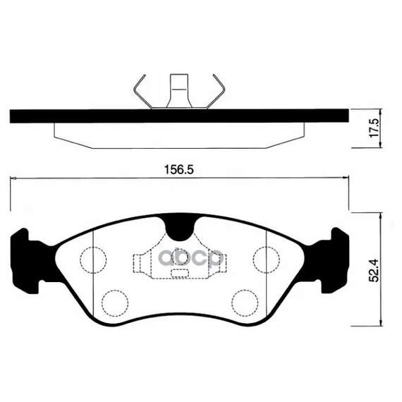 Купить КОЛОДКИ ТОРМОЗНЫЕ ДИСКОВЫЕ DAEWOO NEXIA, OPEL OMEGA 1.8-2.3TD 88-94/VECTRA 1.8-2.0DI SP1078