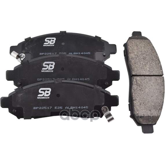 Купить КОЛОДКИ ТОРМОЗНЫЕ ПЕРЕДНИЕ (NISSAN NAVARA/PATHFINDER 2.5D 05-) BP22517