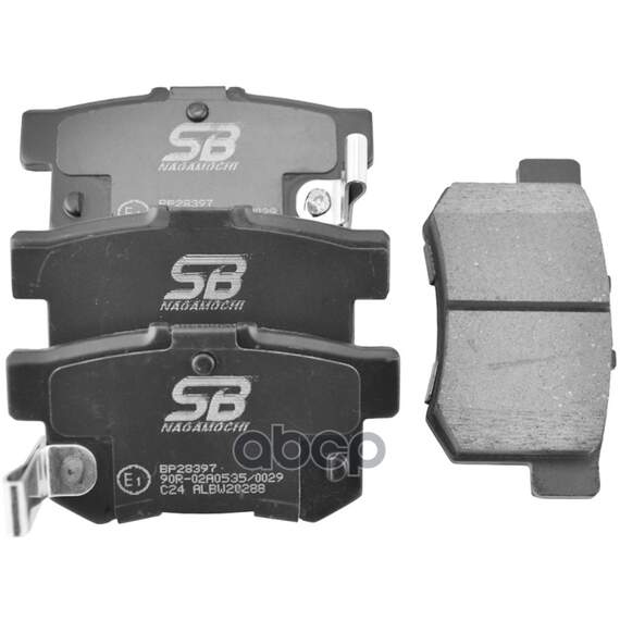Купить КОЛОДКИ ТОРМОЗНЫЕ ЗАДНИЕ HONDA ACCORD 2.0-2.4 АКПП 08-/CR-V II 02-06/FR-V 05- BP28397