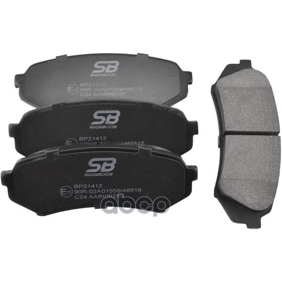 Купить КОЛОДКИ ТОРМОЗНЫЕ ЗАДНИЕ (TOYOTA LAND CRUISER 100 9807/LEXUS LX470 9807) BP21412