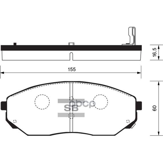 Купить КОЛОДКИ ТОРМОЗНЫЕ KIA SORENTO 02- ПЕРЕДНИЕ SP1153