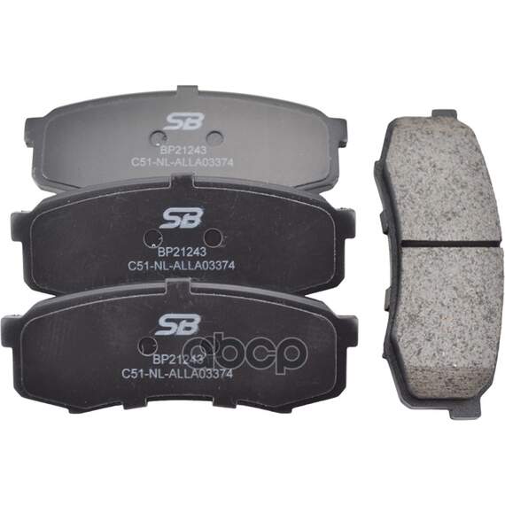Купить КОЛОДКИ ТОРМОЗНЫЕ ЗАДНИЕ (TOYOTA LC 80/90/120 90/MITSUBISHI PAJERO 3.8/3.2D 06) BP21243
