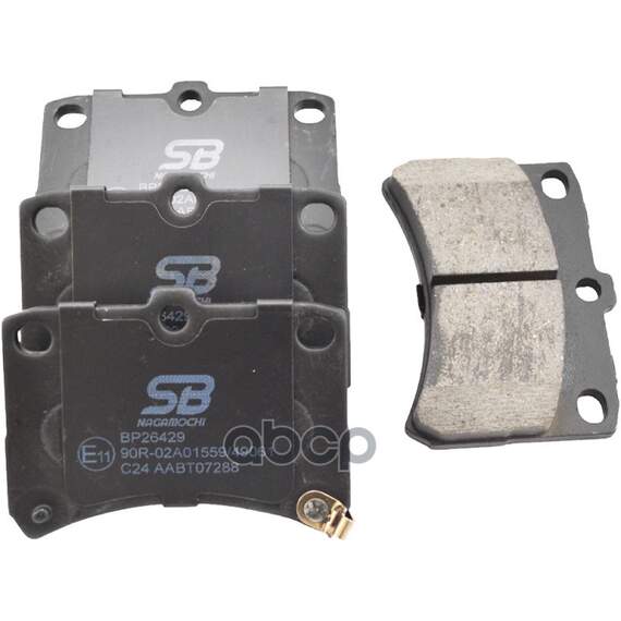 Купить КОЛОДКИ ТОРМОЗНЫЕ ДИСКОВЫЕ DAIHATSU CUORE 1.0I 98-03 BP26429